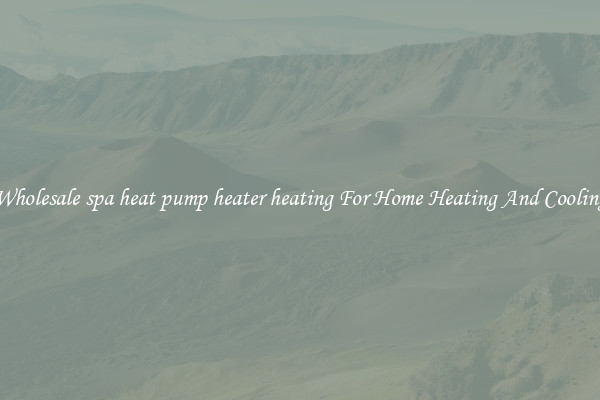 Wholesale spa heat pump heater heating For Home Heating And Cooling