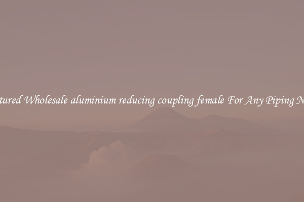 Featured Wholesale aluminium reducing coupling female For Any Piping Needs