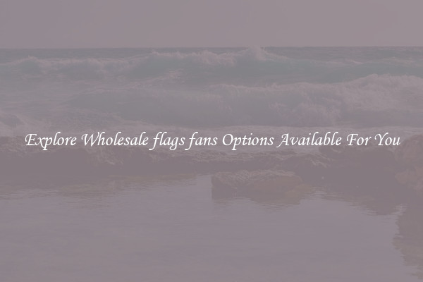 Explore Wholesale flags fans Options Available For You