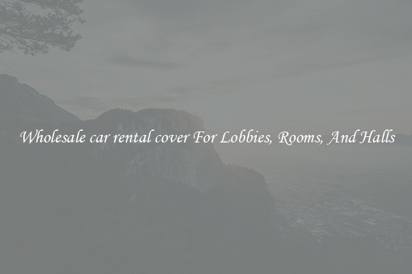 Wholesale car rental cover For Lobbies, Rooms, And Halls