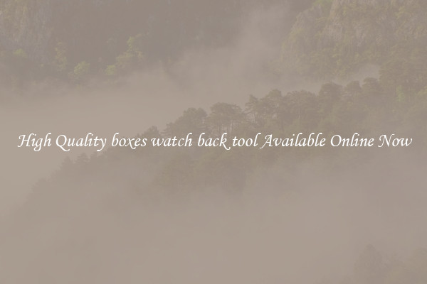 High Quality boxes watch back tool Available Online Now