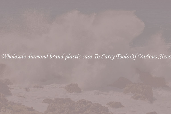 Wholesale diamond brand plastic case To Carry Tools Of Various Sizes