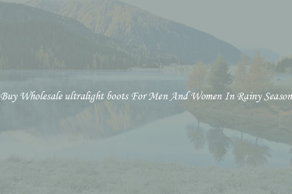 Buy Wholesale ultralight boots For Men And Women In Rainy Season