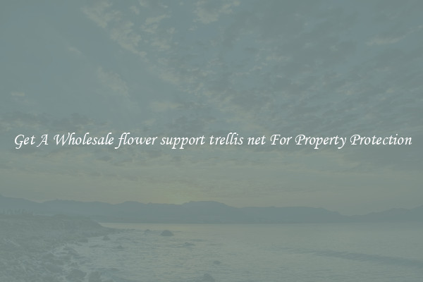Get A Wholesale flower support trellis net For Property Protection