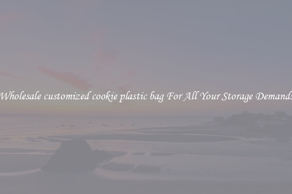 Wholesale customized cookie plastic bag For All Your Storage Demands
