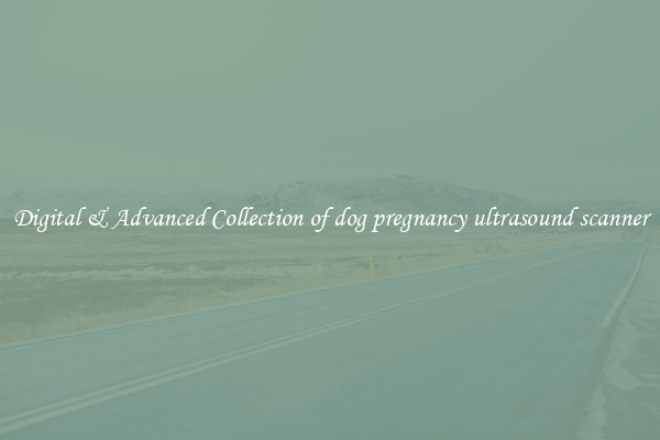 Digital & Advanced Collection of dog pregnancy ultrasound scanner